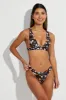 Black Floral Bikini Two Piece sold by Ally Fashion