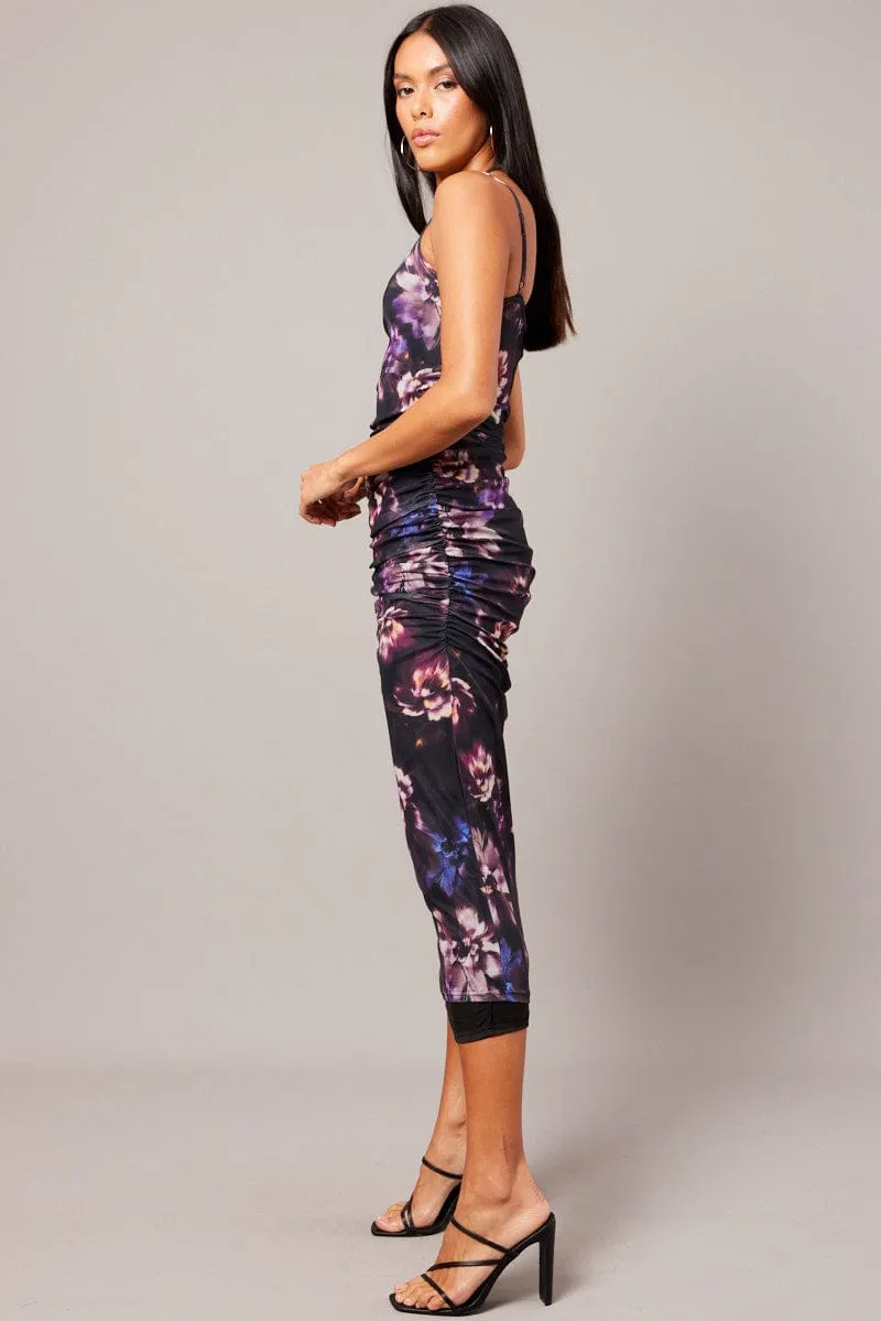 Pink Cargo Pant Wide Leg Elastic Waist Cotton Twill sold by Ally Fashion product image thumbnail 2