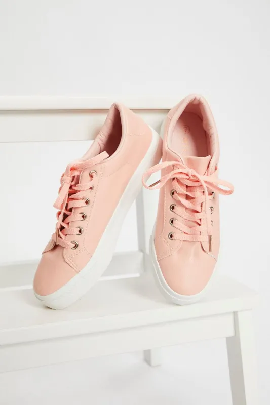 Pink Nyla Rose Sneakers sold by Ally Fashion