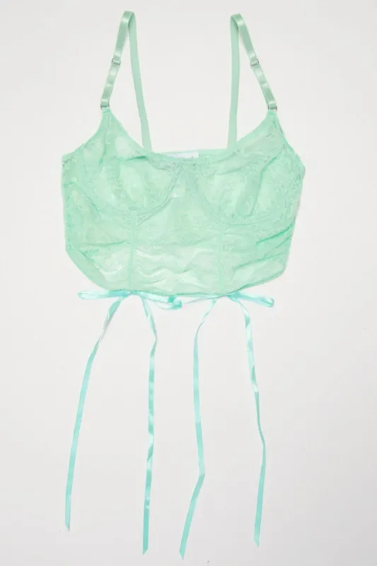 Green Lace Lingerie Set sold by Ally Fashion