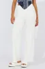 White Wide Leg Pants High Rise sold by Ally Fashion