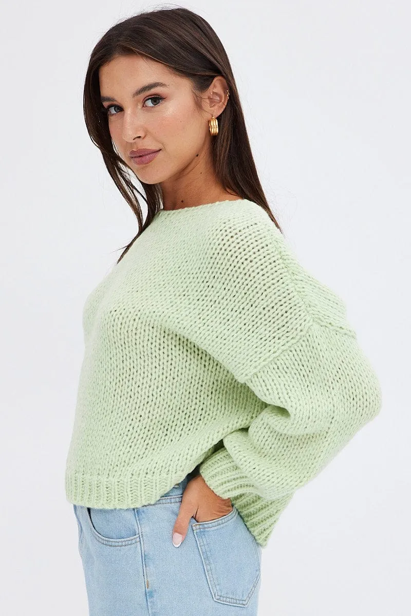 Green Oversized Sweater sold by Ally Fashion product image thumbnail 4