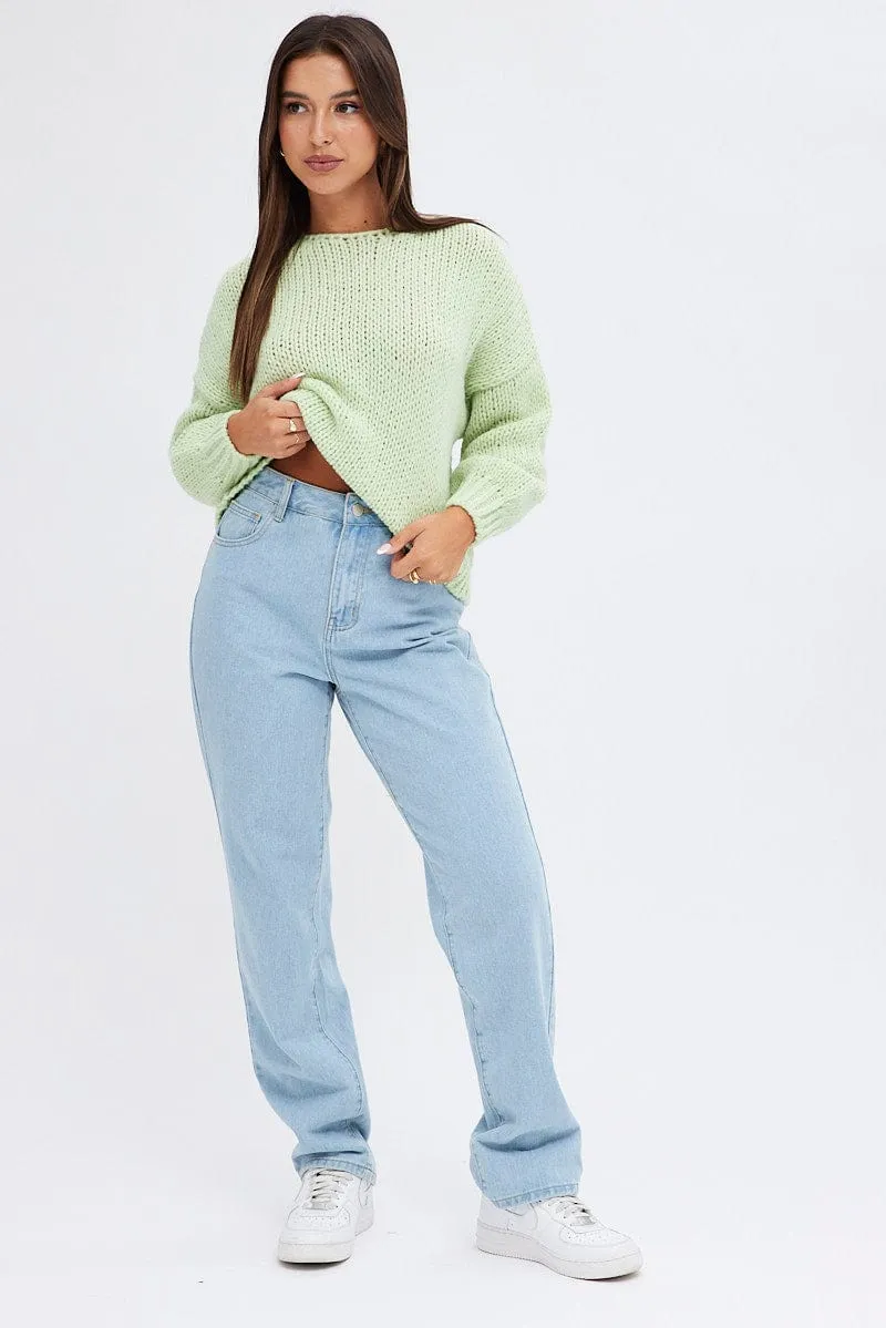 Green Oversized Sweater sold by Ally Fashion product image thumbnail 2