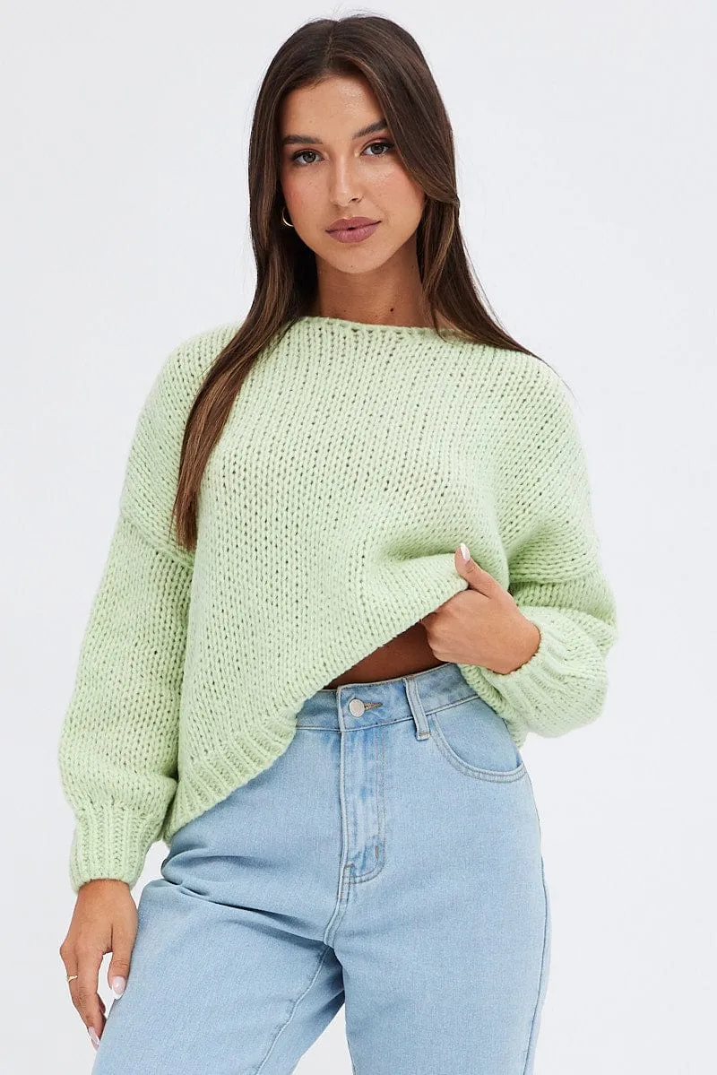 Green Oversized Sweater sold by Ally Fashion product image thumbnail 3