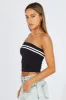 Black Supersoft Bandeau Top sold by Ally Fashion
