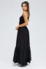 Black Maxi Dress Sleeveless Linen Blend sold by Ally Fashion