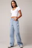 Denim Straight Jean High Rise sold by Ally Fashion