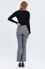 Grey Flare Pants Mid Rise sold by Ally Fashion