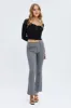 Grey Flare Pants Mid Rise sold by Ally Fashion
