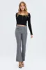 Grey Flare Pants Mid Rise sold by Ally Fashion