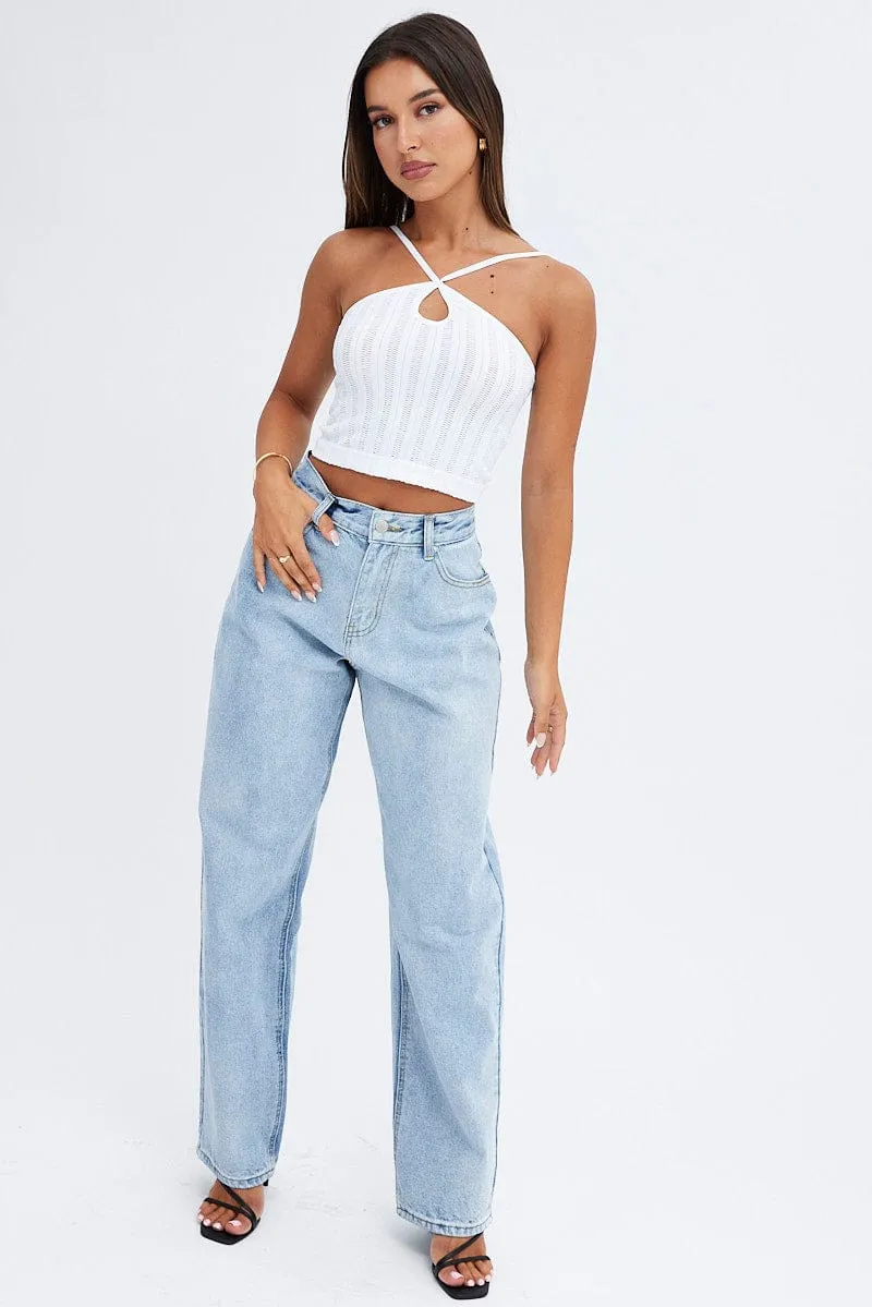 Denim Baggy Jeans Mid Rise sold by Ally Fashion product image thumbnail 2