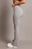 Grey Fold Back Flare Leg Pants sold by Ally Fashion