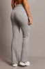Grey Fold Back Flare Leg Pants sold by Ally Fashion