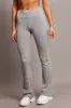 Grey Fold Back Flare Leg Pants sold by Ally Fashion