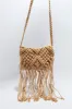 Brown Crochet Crossbody Bag sold by Ally Fashion