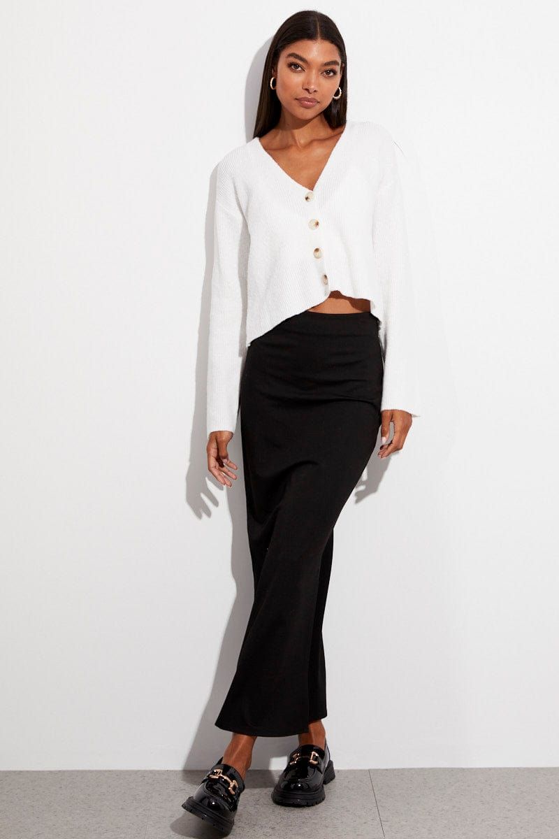 White Fluffy Cardigan sold by Ally Fashion product image thumbnail 2