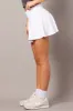White Flare Mini Skort Shorts Lining sold by Ally Fashion