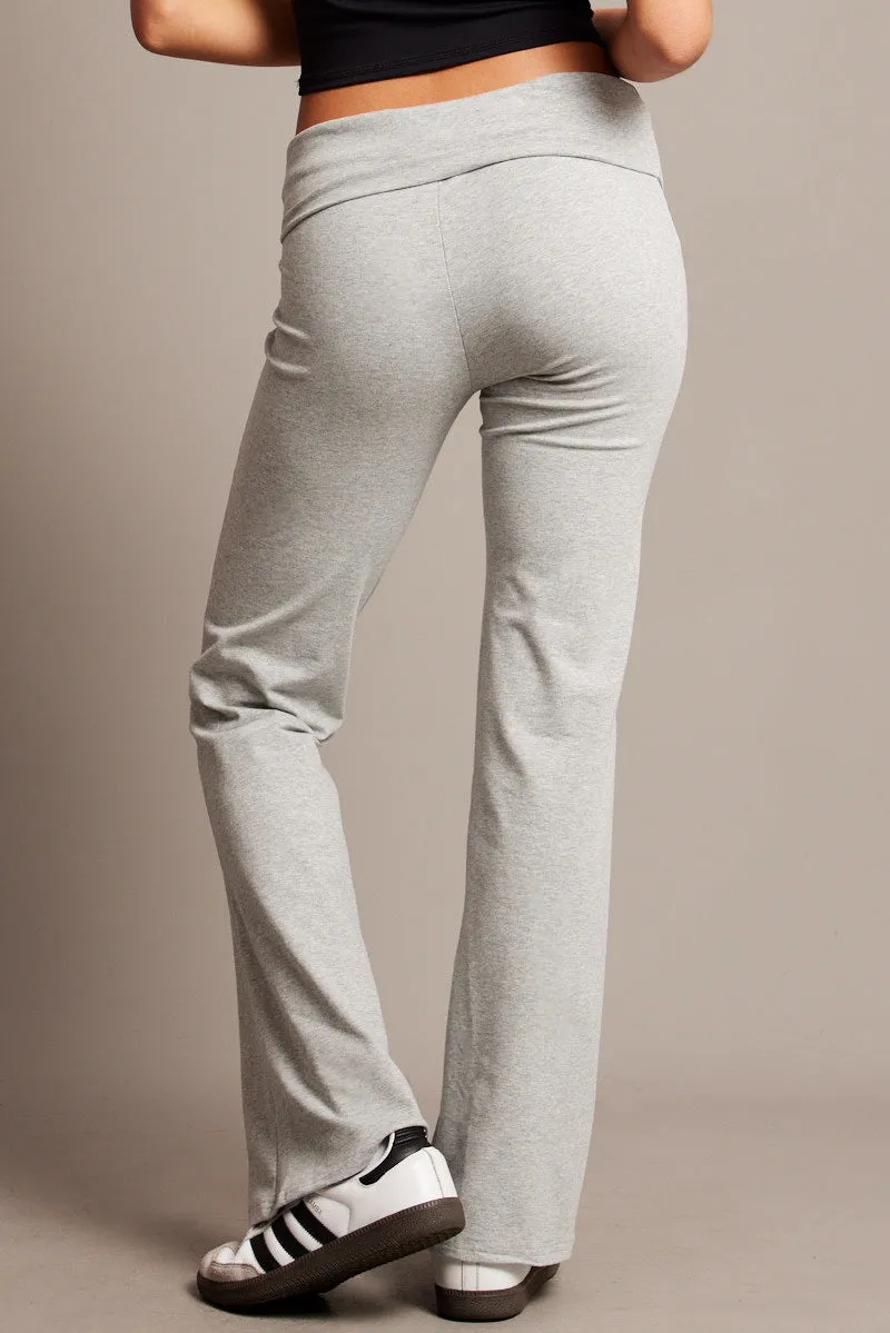 Grey Flare Leg Pants sold by Ally Fashion product image thumbnail 5
