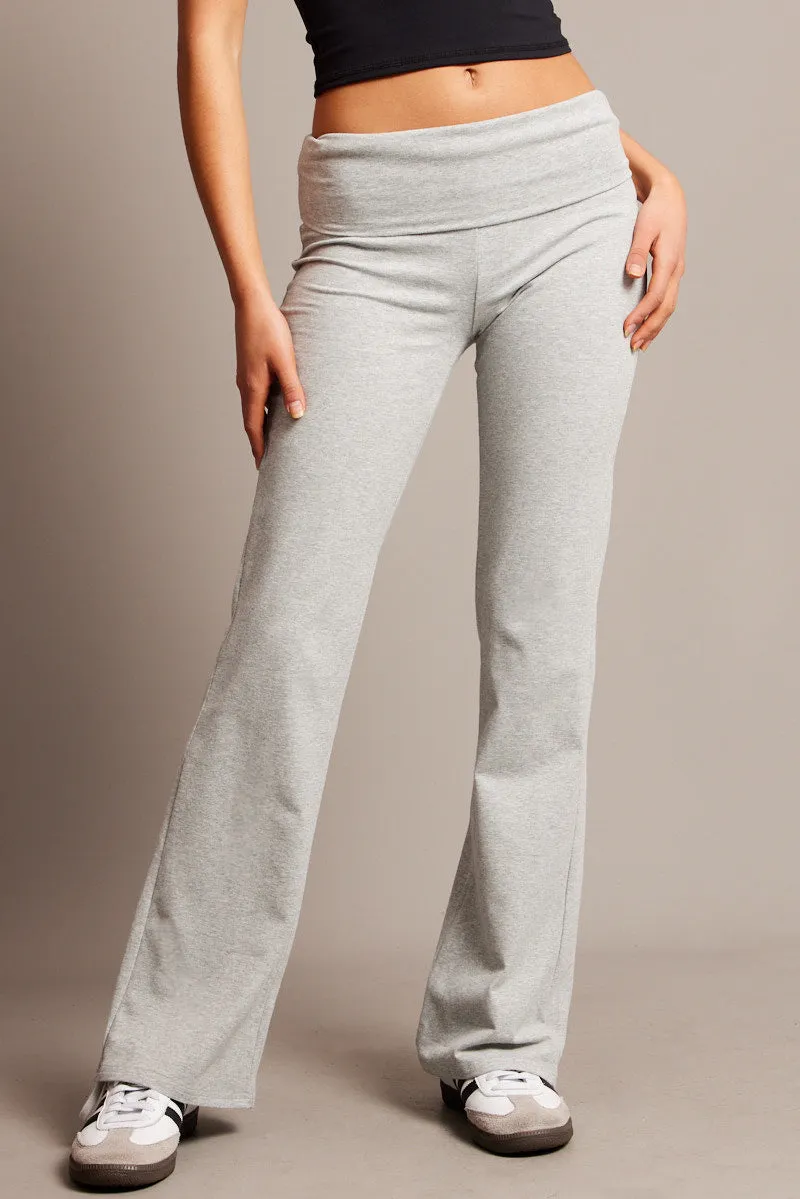 Grey Flare Leg Pants sold by Ally Fashion product image thumbnail 3