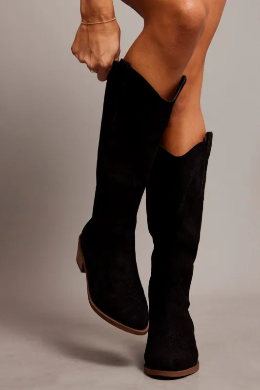 Black Western Boots sold by Ally Fashion