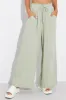 Green Wide Leg Pants High Rise sold by Ally Fashion