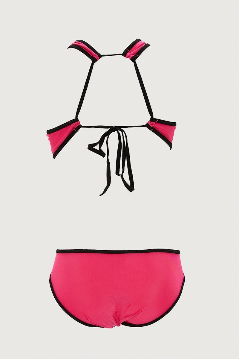 Pink Cut Out One Piece Swimsuit sold by Ally Fashion product image thumbnail 2