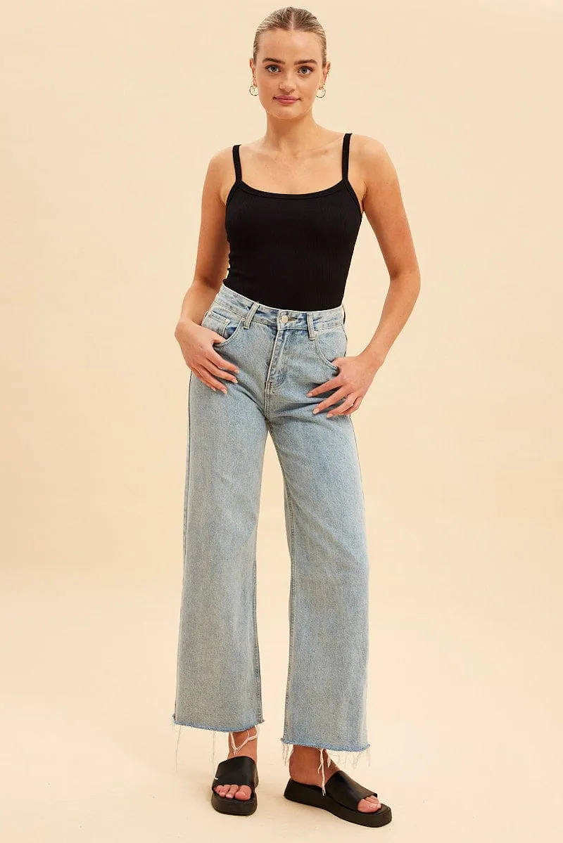 Black Prea Bind Detail Singlet sold by Ally Fashion product image thumbnail 2