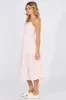 Pink Check Midi Dress Sleeveless Tie Back sold by Ally Fashion