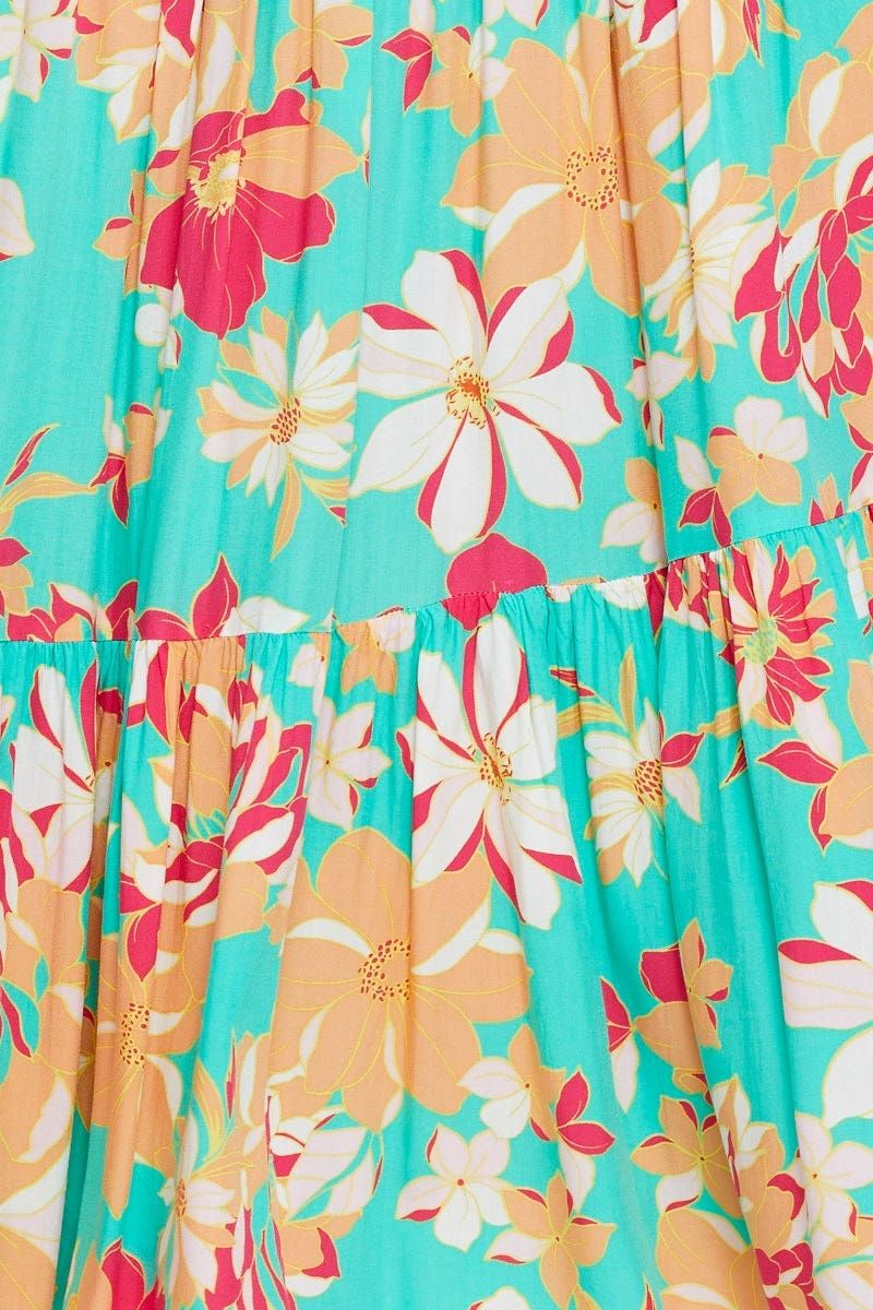 Print Elastic Waist Maxi Skirt sold by Ally Fashion product image thumbnail 6