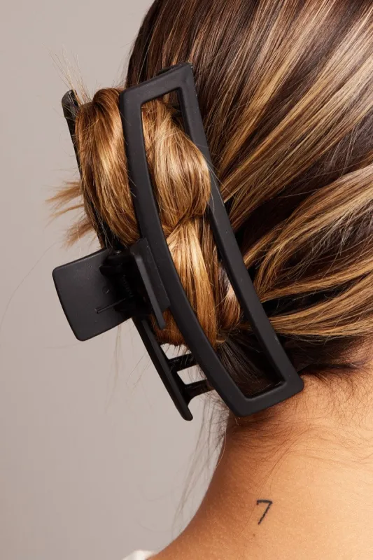 Black Long Claw Clip sold by Ally Fashion