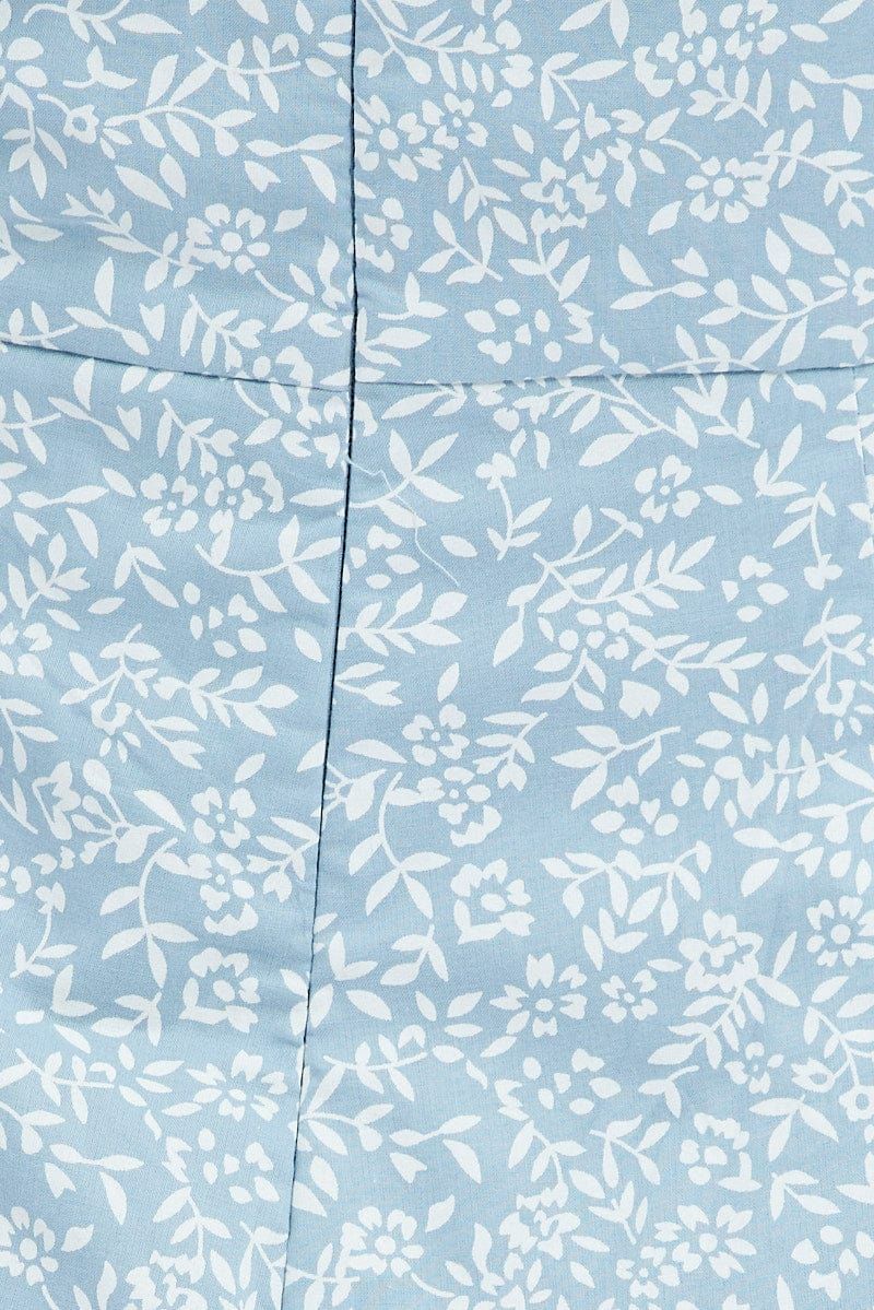 Floral Print Sleeveless Floral Print Ruffle Hem Playsuit sold by Ally Fashion product image thumbnail 6