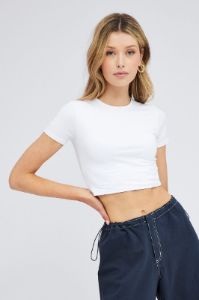 White Baby T Shirt Short Sleeve Crew Neck sold by Ally Fashion