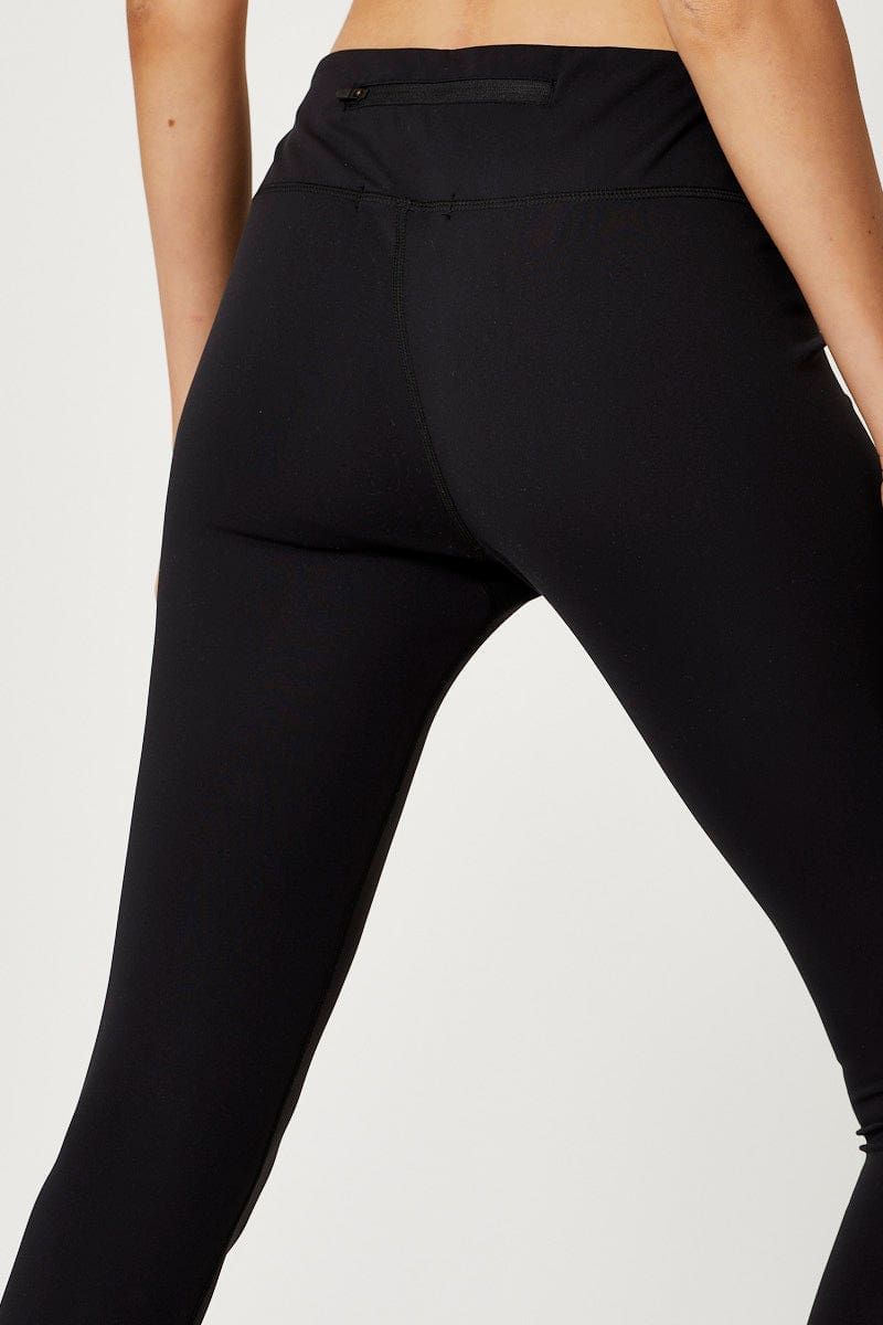 Black Active Leggings sold by Ally Fashion product image thumbnail 5