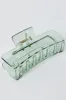 Green Large Rectangle Claw Clip sold by Ally Fashion