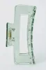 Green Large Rectangle Claw Clip sold by Ally Fashion
