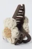 Brown Flower Claw Clip sold by Ally Fashion