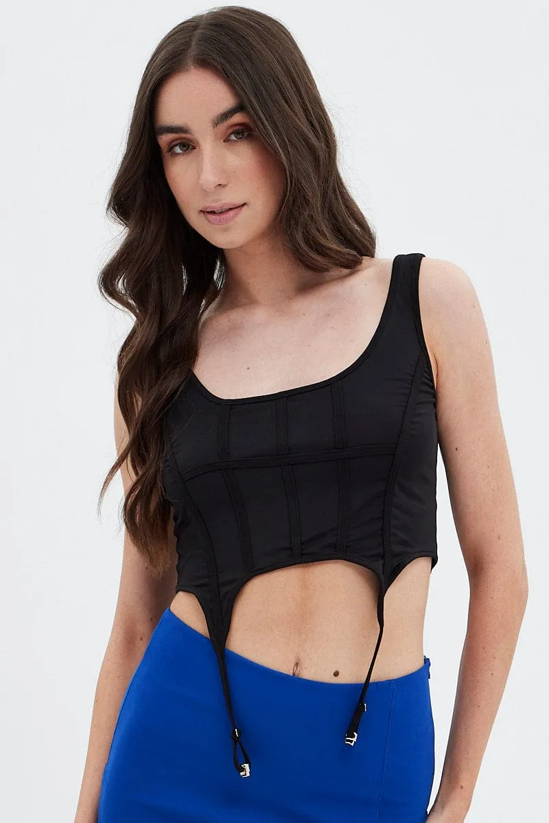 Black Corset Top Lingerie sold by Ally Fashion product image thumbnail 3