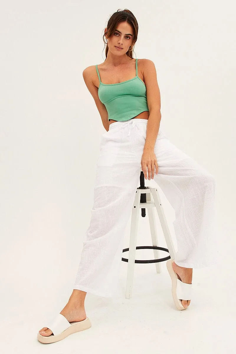 White Long Sleeve Crochet Knit Jumper sold by Ally Fashion product image thumbnail 3
