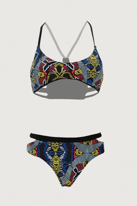 Black Two Piece Bikini sold by Ally Fashion