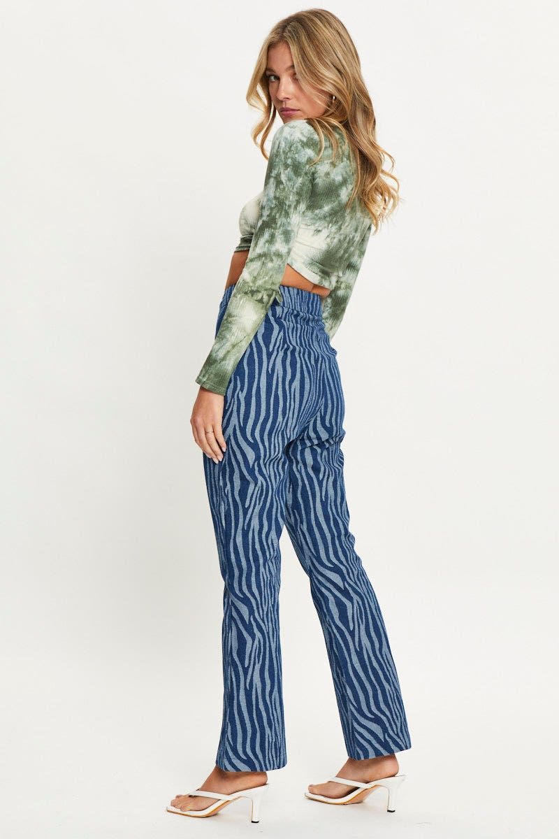 Blue Denim Jeans sold by Ally Fashion product image thumbnail 4