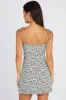 White Floral Mini Dress Sleeveless sold by Ally Fashion
