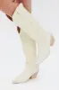 White Western Boots sold by Ally Fashion