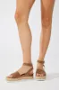 Beige Flatform Sandals sold by Ally Fashion