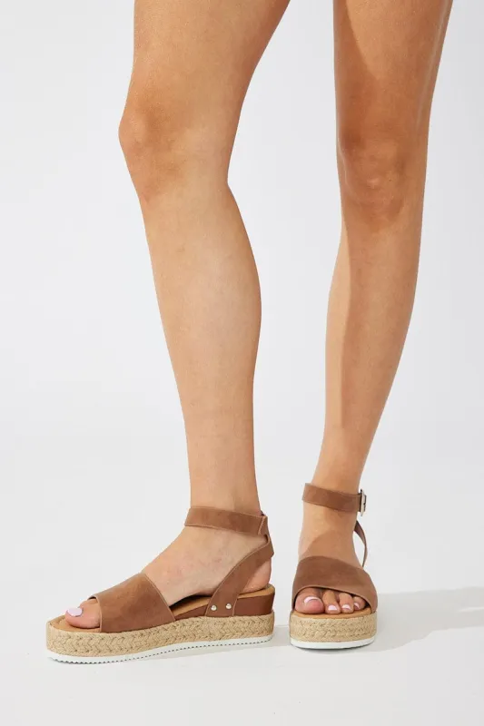 Beige Flatform Sandals sold by Ally Fashion