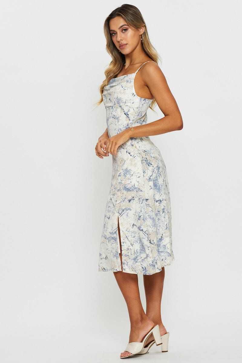 Print Slip Dress Midi sold by Ally Fashion product image thumbnail 4