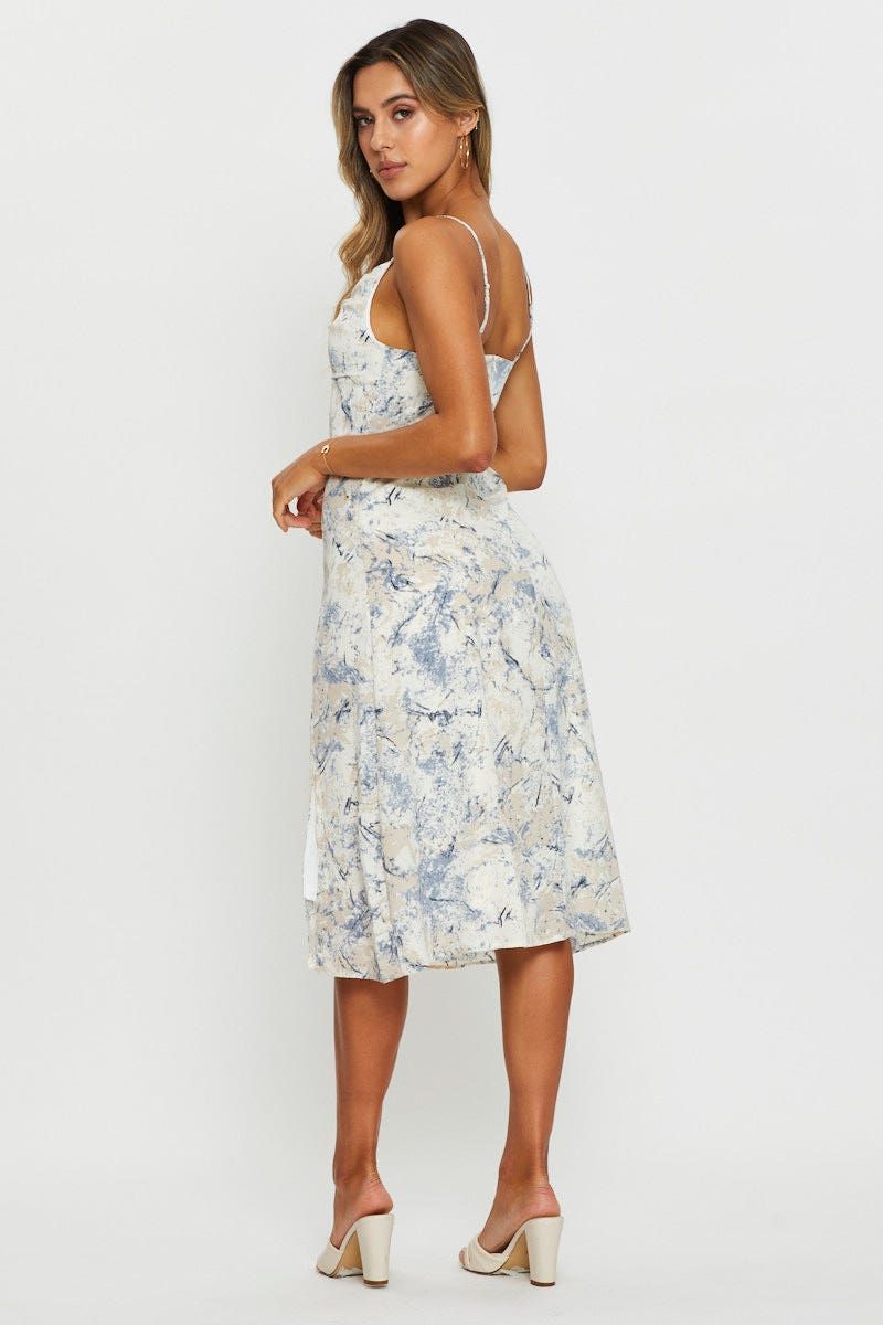 Print Slip Dress Midi sold by Ally Fashion product image thumbnail 5