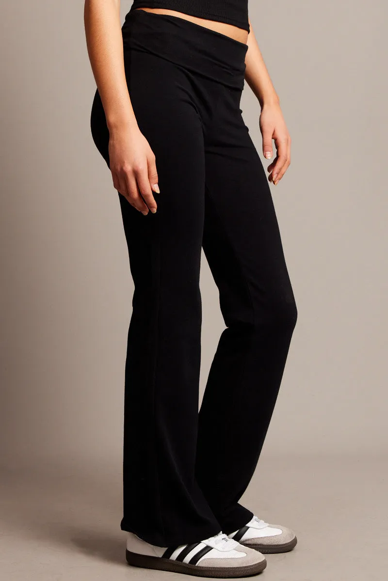 Black Flare Leg Pants sold by Ally Fashion product image thumbnail 4