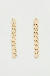 Gold Chain Drop Earrings sold by Ally Fashion