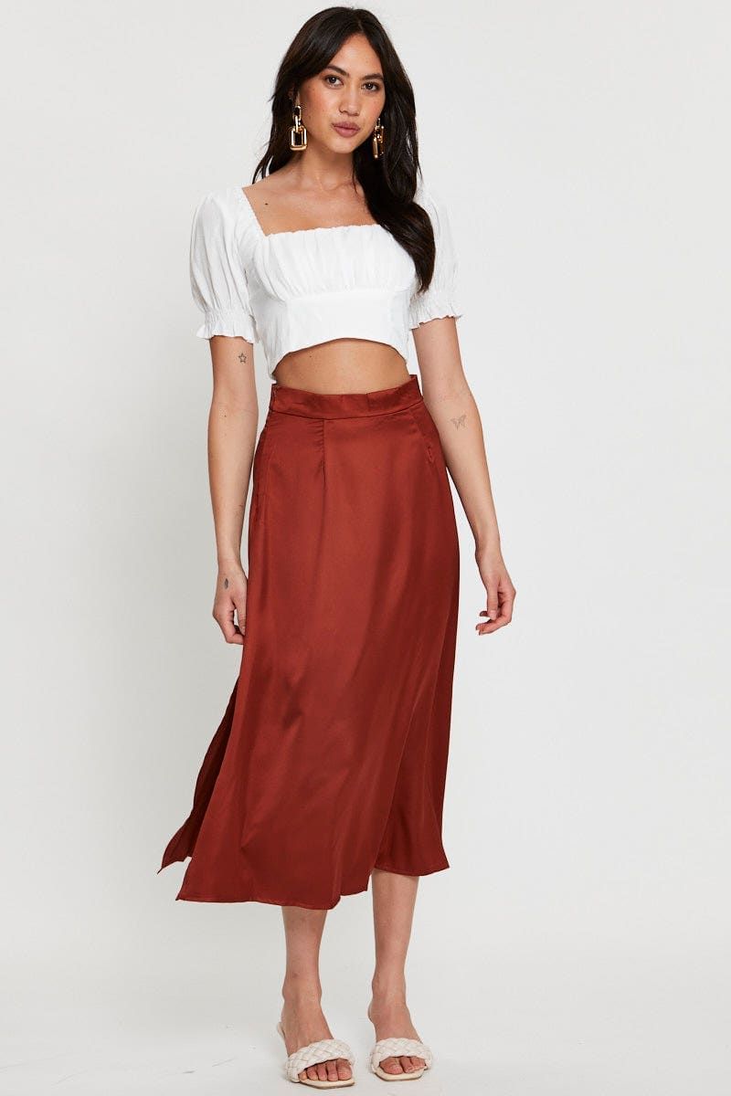 White Crop Top Short Sleeve sold by Ally Fashion product image thumbnail 2