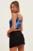 Black Mini Skirt Mid Rise Cargo Utility Micro sold by Ally Fashion